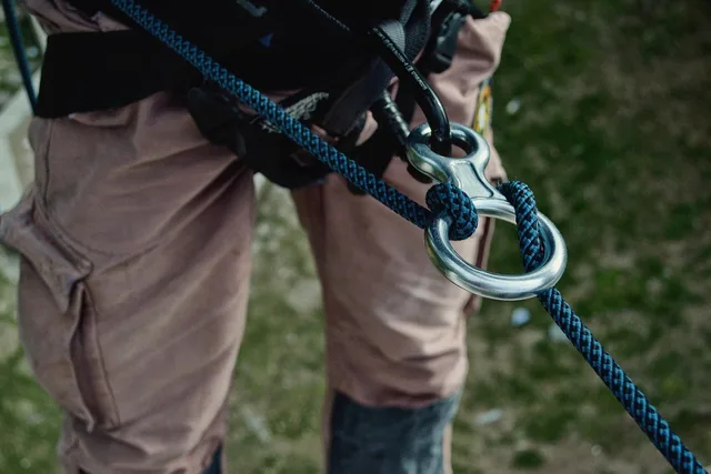 rappelling, adventure, climbing, carabiner, climber, equipment, climbing, climbing, climbing, climbing, climbing. Tree service equipment: what to buy first